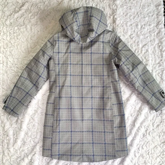 Boden Gray Check Suki Rain Coat - Picture 7 of 13